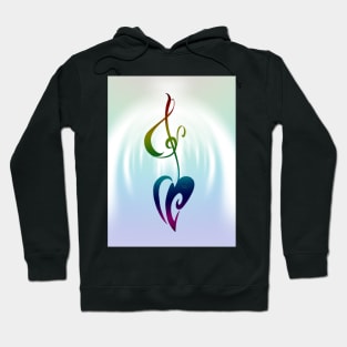 Music born in the heart Hoodie